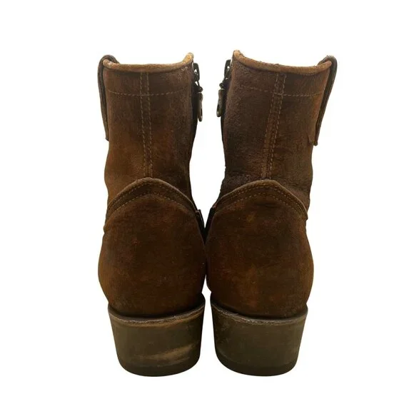 Corral Women’s Chocolate Lamb Abstract Short Western Boot Size 9 - Picture 9 of 13